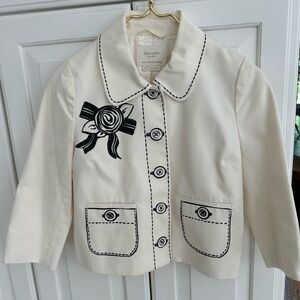 Kate Spade Silk Blend Trompe L'oeil Blazer Jacket! Retails for over $140